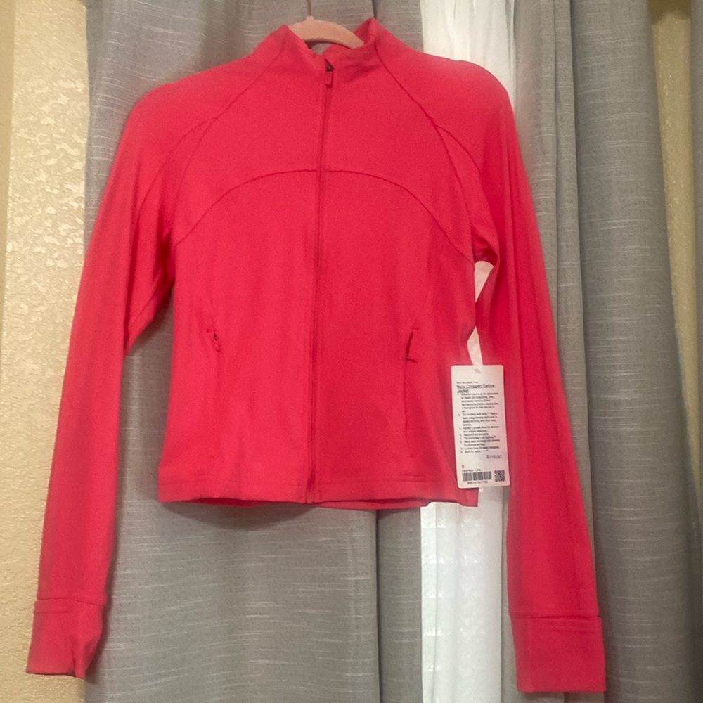 Lululemon define cropped jacket Nulu.